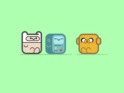 Adventure Time Marks adventuretime bmo cute finn illustration jake marks