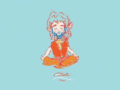 You, Me & The Levitating Genie elf elf genie genie illustration levitating genie