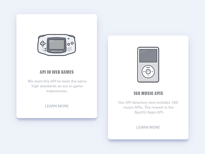 Free api card cards clean