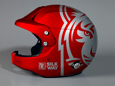 Silk Way Rally / Helmet china helmet identity illustration rally russia sport tiger