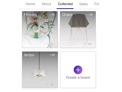 Collected Page airbnb android app house interface ios sketch ui user