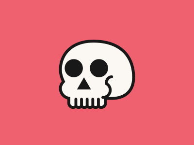 Identity illustration animation identity logo skull