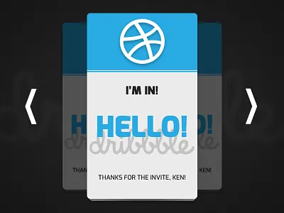 My First Shot! debut hi dribbble invite thanks