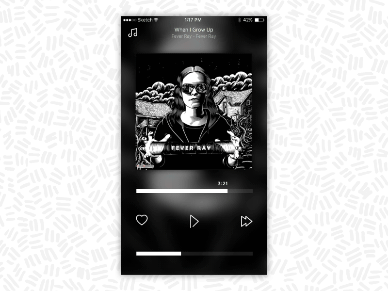 Favorites 044 animation dailyui favorite favorites heart hearts interaction ios iphone likes music