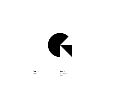 The Giants design lettering logo logotype mark
