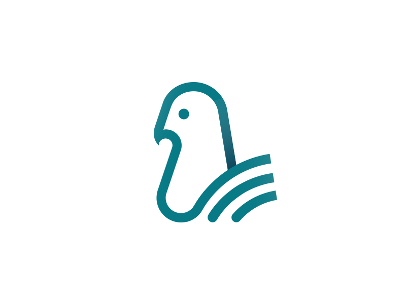 Dove animal bird dove logo outline