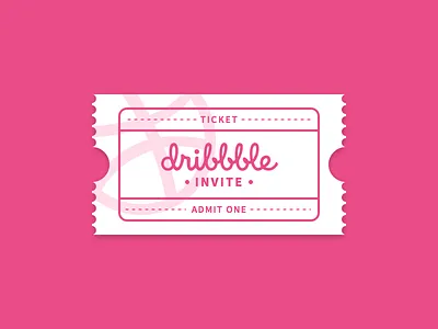 Dribbble Invite Giveaway draft dribbble giveaway invitation invite ticket