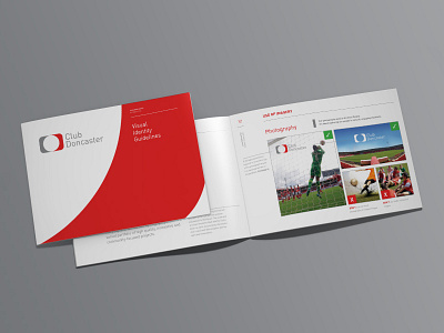 Club Doncaster | Visual Identity Guidelines brand branding creative guidelines logo print