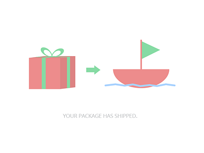 Your Package Has Shipped ship package