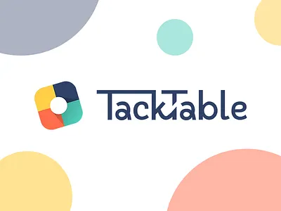 TackTable – logotype colored identity logo logotype project startup tacktable