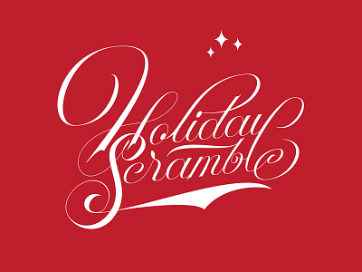 Holiday christmas handlettering lettering typography