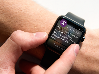 RetailMeNot Apple Watch App apple watch design retailmenot ui ux wearables