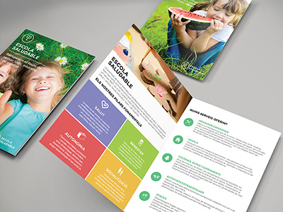 Escola Saludable branding