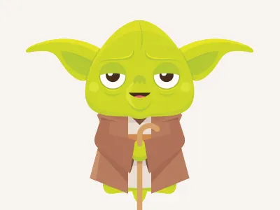 Yoda blackside colors cute illustration star wars yoda