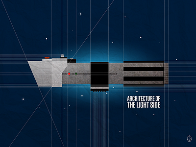 "Architecture of The Light Side" force light side lightsaber luke star wars