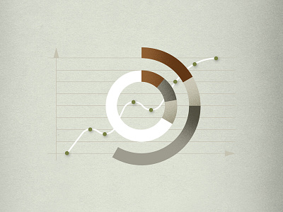 Investment chart editorial graph grid infographic