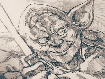 Darth Yoda dark darth force awakens jedi side star starwars wars yoda