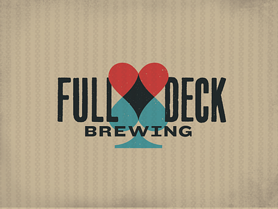 Full Deck Brewing Logo beer brewing cards craft deck full grain home brew hops suits