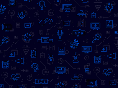 Leadpages Features Pattern features illustration landing pages leadpages line pattern split test webinar