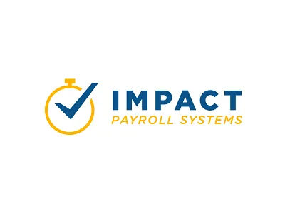 Impact Payroll Systems Logo check impact logo payroll time