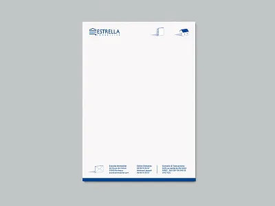 Estrella Immobilier Letter bordeaux estate estrella immobilier letter stationary