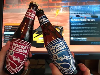 Rocket League Beer Labels beer brew labels
