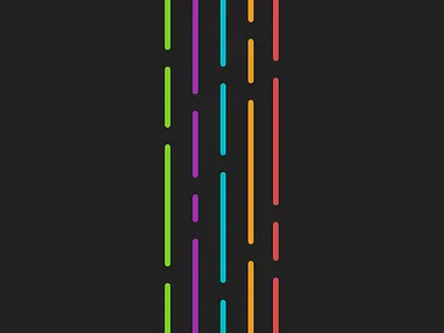 Random clean colorful dark