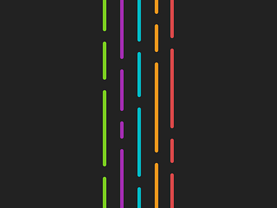 Random clean colorful dark