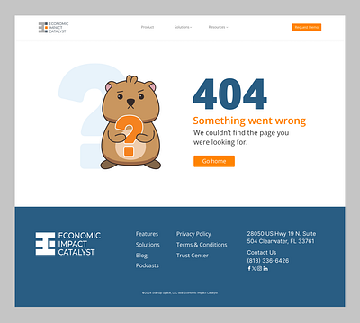 404 Page Design branding illustartion ui ux