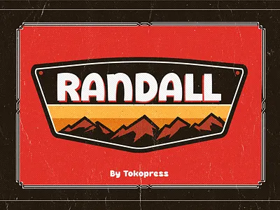 Randall bold branding children display font font game gaming kids movie poster typeface western youtube