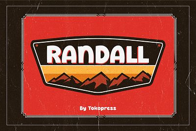 Randall bold branding children display font font game gaming kids movie poster typeface western youtube