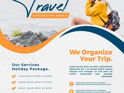 Travel Poster Design for Holiday Packages branding design flyer flyer design graphic design poster poster design travel banner travel company travel flyer travel poster