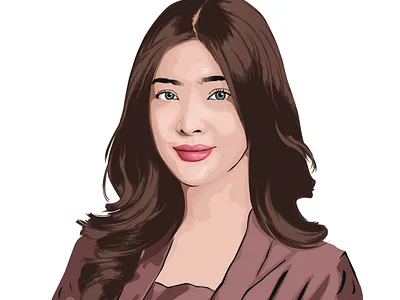 Indonesian Seleb Social Media Girl adobephotoshop beauty branding brushstroke design digitalart digitalpainting drawing fanart girl graphic design illustration indonesiangirl pixelart vector vectorgirlportraitillustration vectorillustration vexelart