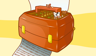 A agricultural toolbox agriculture animals design farm graphic design illustration vector