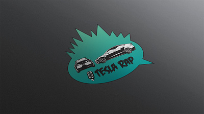 TeslaRap Logo Design branding graphic design identity illustration logo design tesla