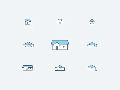 Icons accommodation accommodation clean home house icon icons line mobilhome
