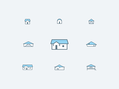 Icons accommodation accommodation clean home house icon icons line mobilhome