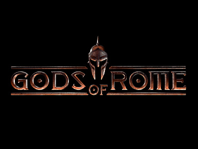 Gods Of Rome Logo c4d epic fantasy game logo