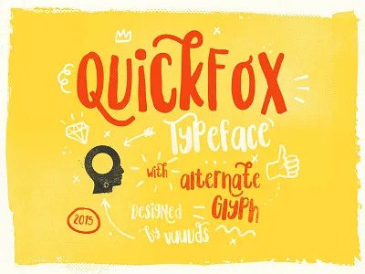 Quickfox clean display font graphic design lettering modern poster quote simple typeface typography
