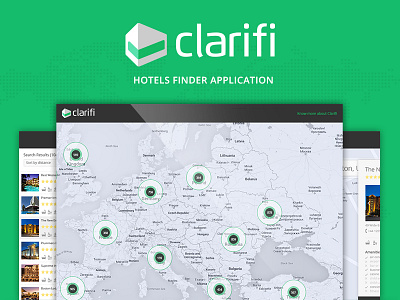 Hotel Finder application hotel map mobile room search web