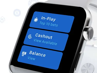 AppleWatch Betfred App apple applewatch interface design ui user interface design ux watch