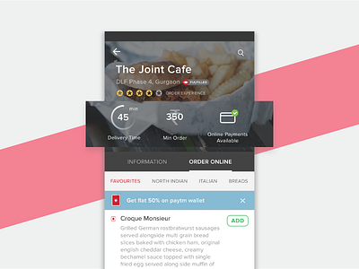 New Layout delivery time food minimum order restaurant zomato