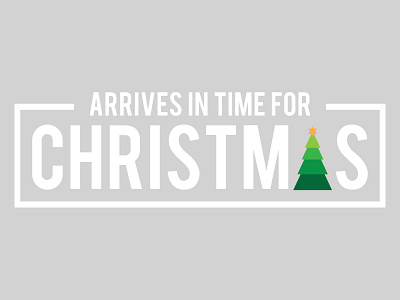 Get Your Gift For Christmas christmas green grey icon logo logo design stamp tree type vector