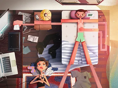 Summer Syndrome art artwork background character conceptart digitalart illustration summer