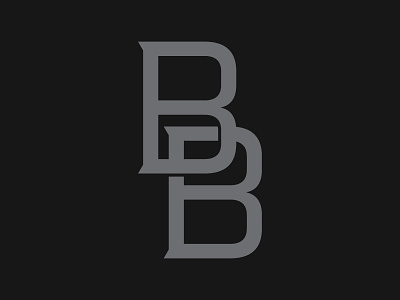 Double B Monogram apparel brand fashion illustration letter logo monogram typography vector