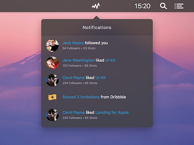 Notifications 049 49 dailyui desktop mac notifications os