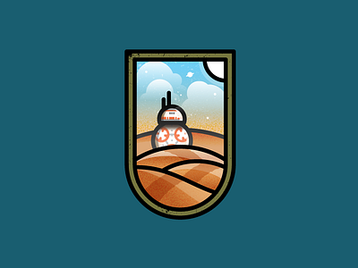 BB-Great bb8 desert droid illustration jakku star wars vector