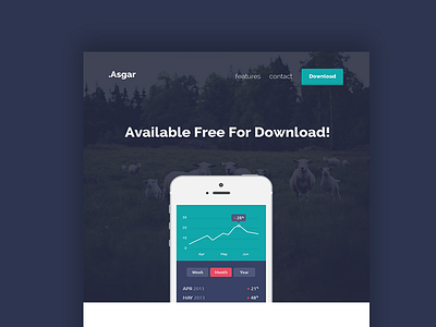 Asgar Email Template email flat design letter mail mail template psd simple ui