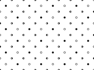 Spirit Friends - Pattern 2 circle lunar moon pattern