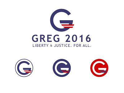 Public office campaign logo g justice liberty logo politics public office senate